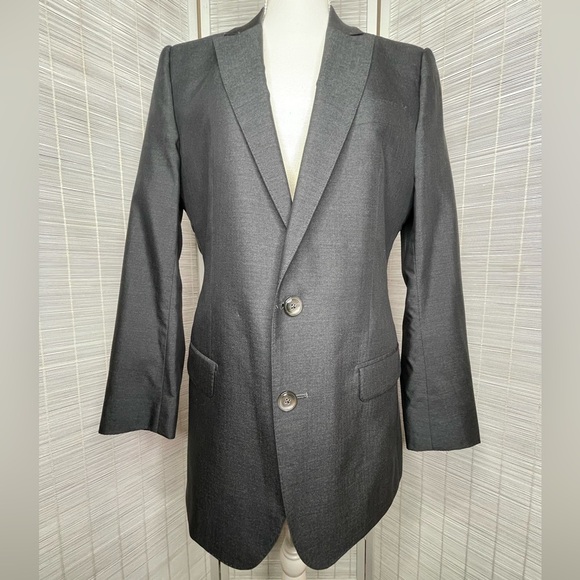 Dolce & Gabbana Classic Blazer Size M Gray Double Button - Picture 1 of 15